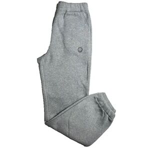 Things Between Womens SZ S Sweatpants Joggers Gray Smiley Face Comfort -1379